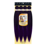 EZBRAID Professional 4X Pre-Stretched Braid - T1B/Purple / 20inch