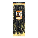 EZBRAID Ezcrochet 3X Soft Faux Locs Micro Braid - 1B / 20inch