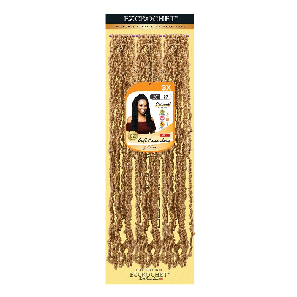 EZBRAID Ezcrochet 3X Soft Faux Locs Micro Braid - 27 / 20inch