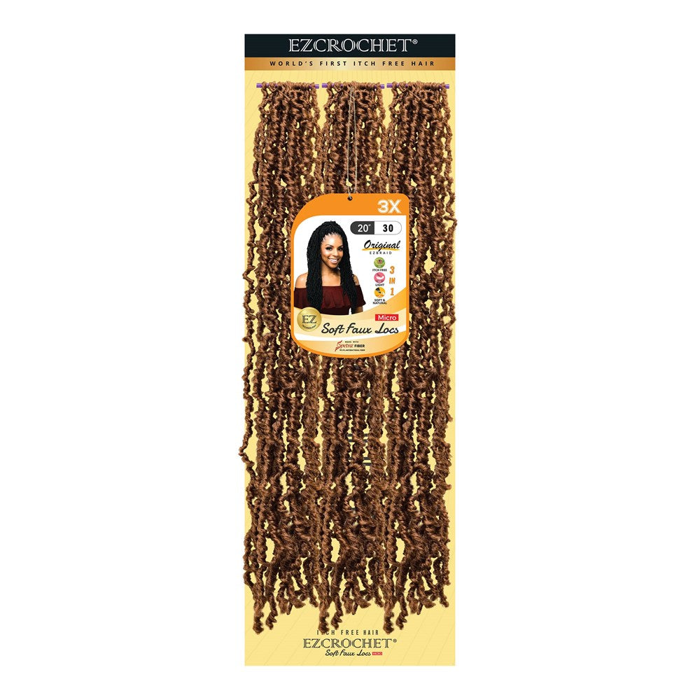 EZBRAID Ezcrochet 3X Soft Faux Locs Braid (20inch) - 30