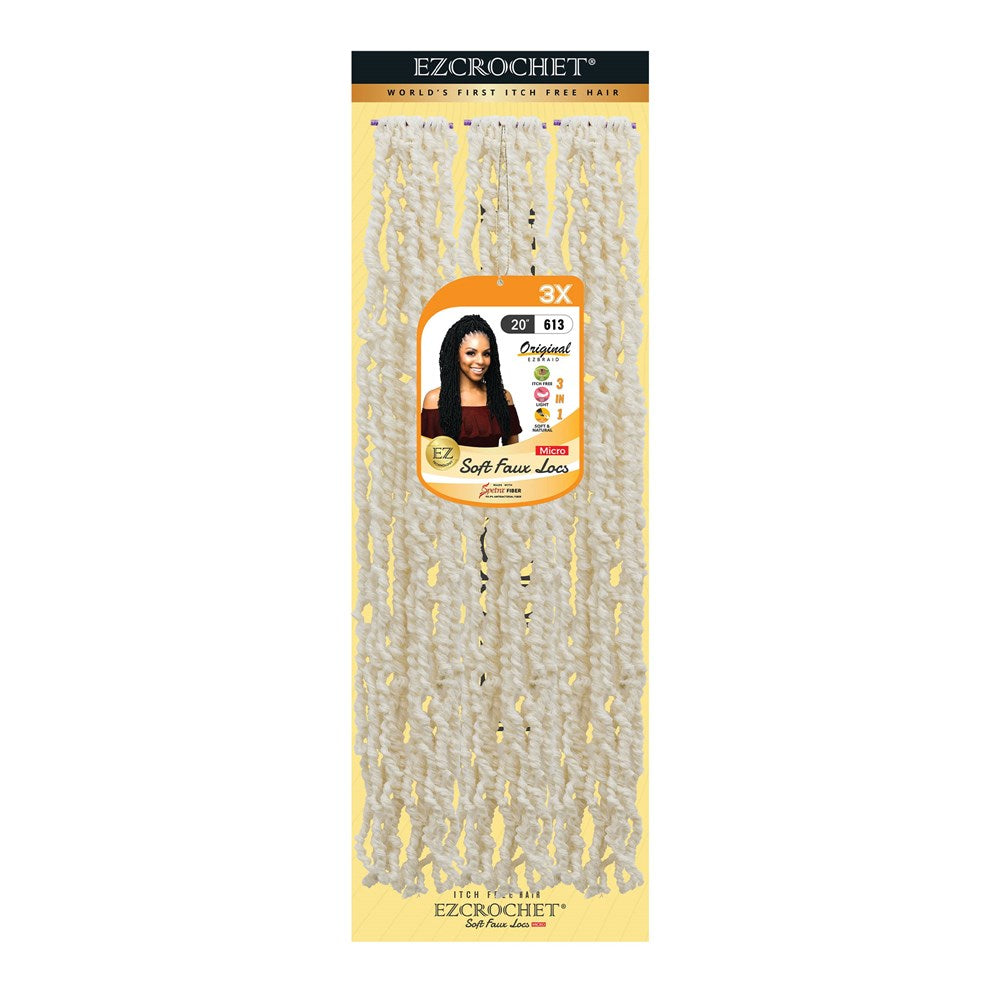 EZBRAID Ezcrochet 3X Soft Faux Locs Braid (20inch) - 613