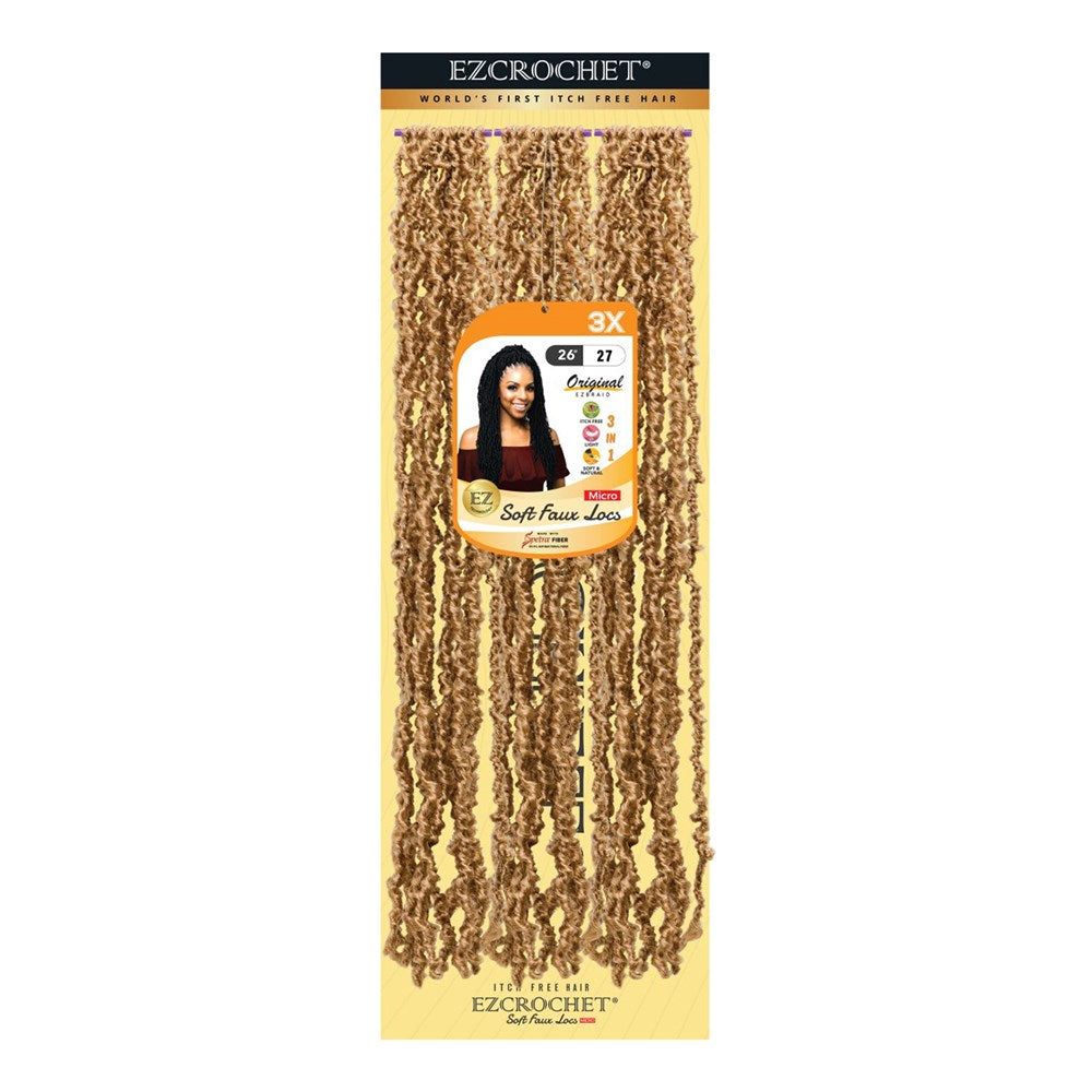 EZBRAID Ezcrochet 3X Soft Faux Locs Braid (26inch) - 27