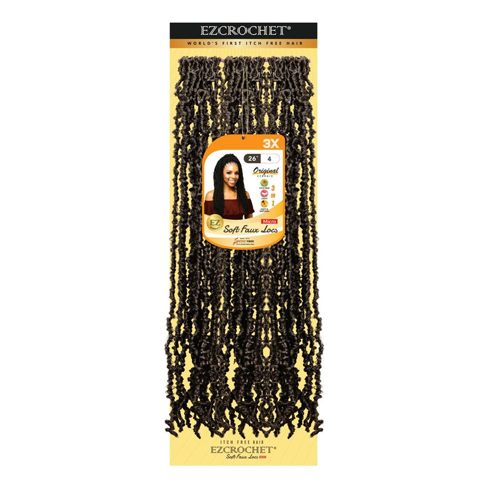 EZBRAID Ezcrochet 3X Soft Faux Locs Braid (26inch) - 4