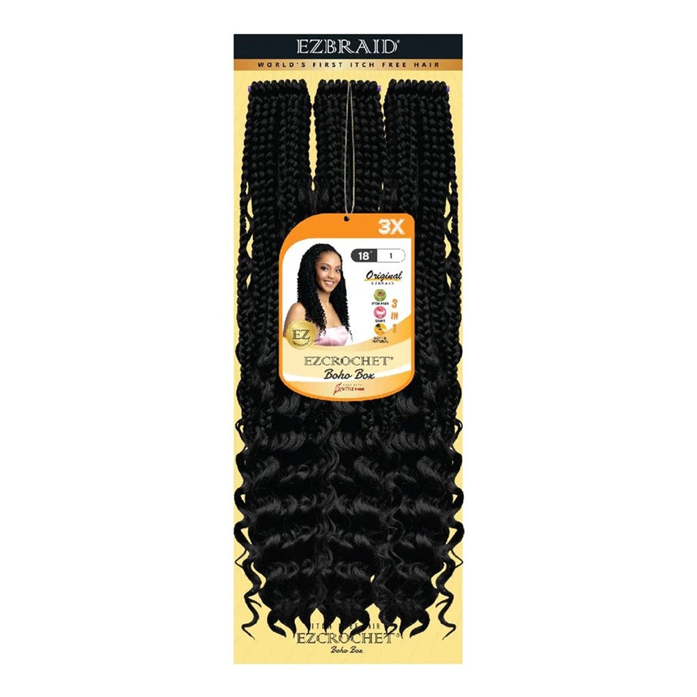 EZBRAID Ezcrochet 3X Boho Box Braid (18inch) - 1