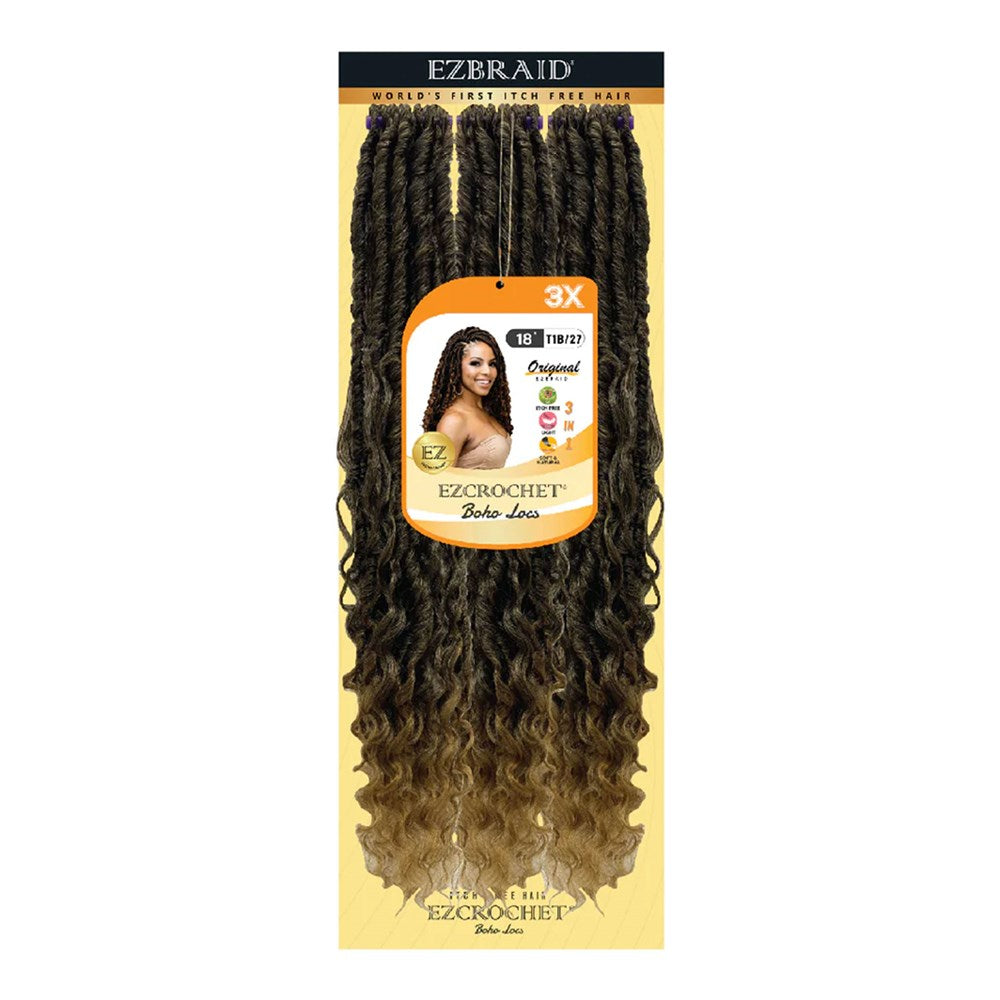 EZBRAID Ezcrochet 3X Boho Locs Braid (18inch) - T1B/27