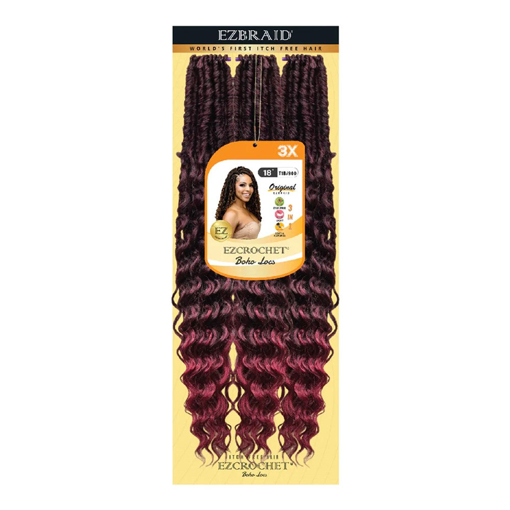 EZBRAID Ezcrochet 3X Boho Locs Braid (18inch) - T1B/900