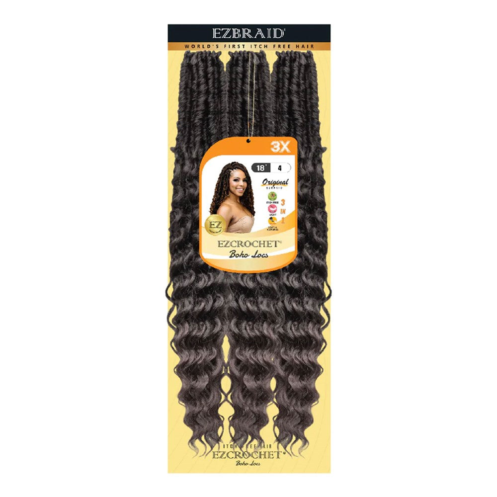 EZBRAID Ezcrochet 3X Boho Locs Braid (18inch) - 4