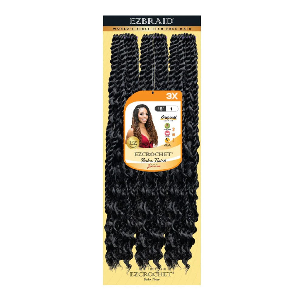 EZBRAID Ezcrochet 3X Boho Twist Braid (18inch) - 1