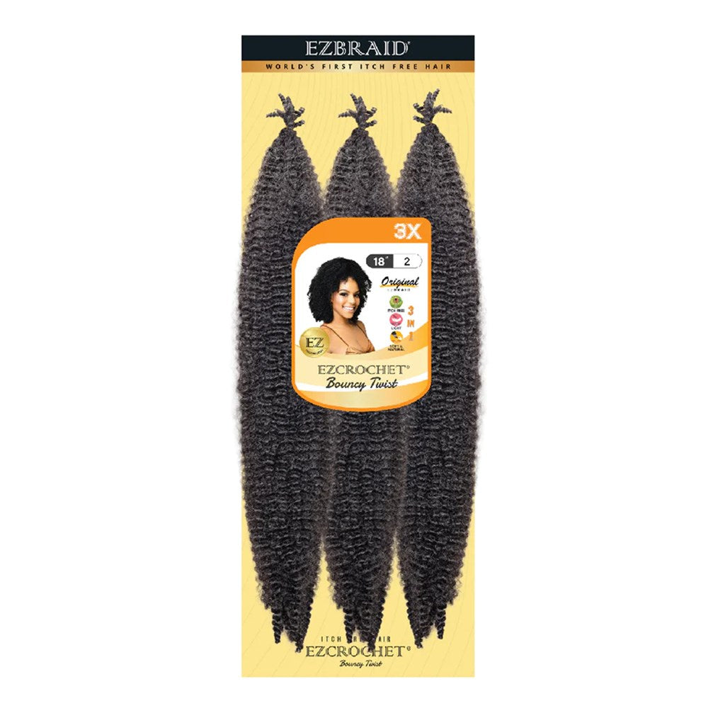 EZBRAID Ezcrochet 3X Bouncy Twist Braid (18inch) - 2