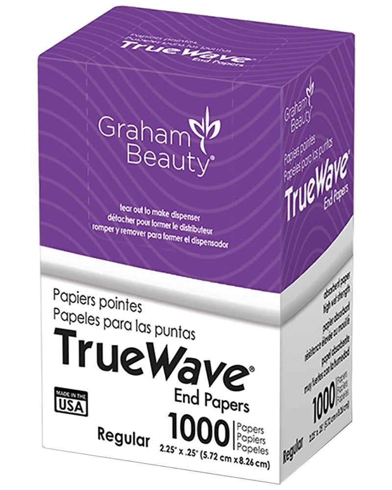 GRAHAM BEAUTY TrueWave End Papers 1000pcs - Regular