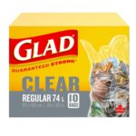 GLAD Clear Garbage Bag - Regular 74L