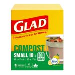 GLAD Compostable Bag [Small 10L] - 100 Bags
