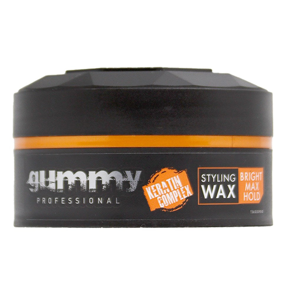 GUMMY PROFESSIONAL Styling Wax (5oz) - Bright Finish (Orange)