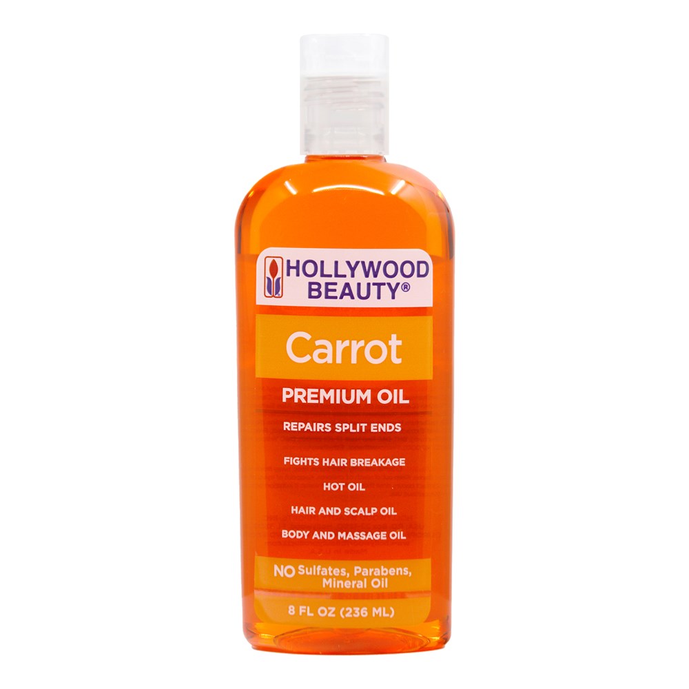 HOLLYWOOD BEAUTY Carrot Oil - 8oz