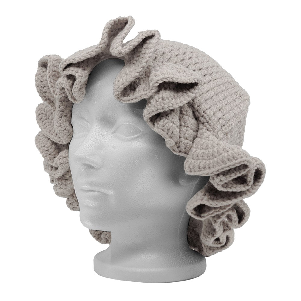 KIM & C Handmade Knitted Bucket Hat - Beige