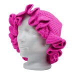 KIM & C Handmade Knitted Bucket Hat - Hot Pink