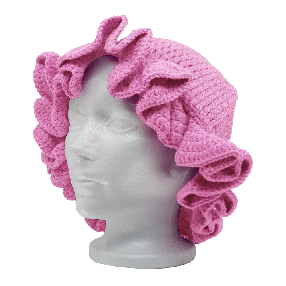 KIM & C Handmade Knitted Bucket Hat - Baby Pink