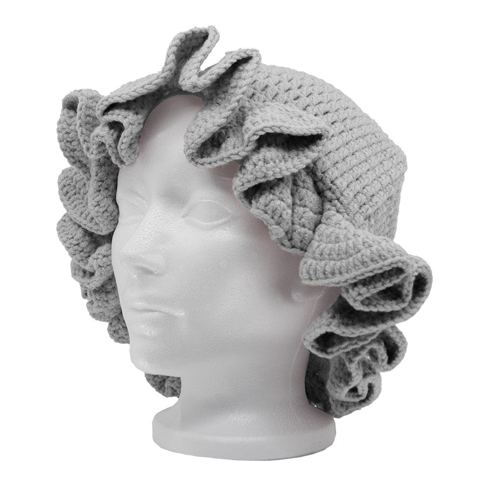 KIM & C Handmade Knitted Bucket Hat - Gray