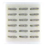 INTERVISION Copper Nose Stud 80019 (18pcs) - Rhodium