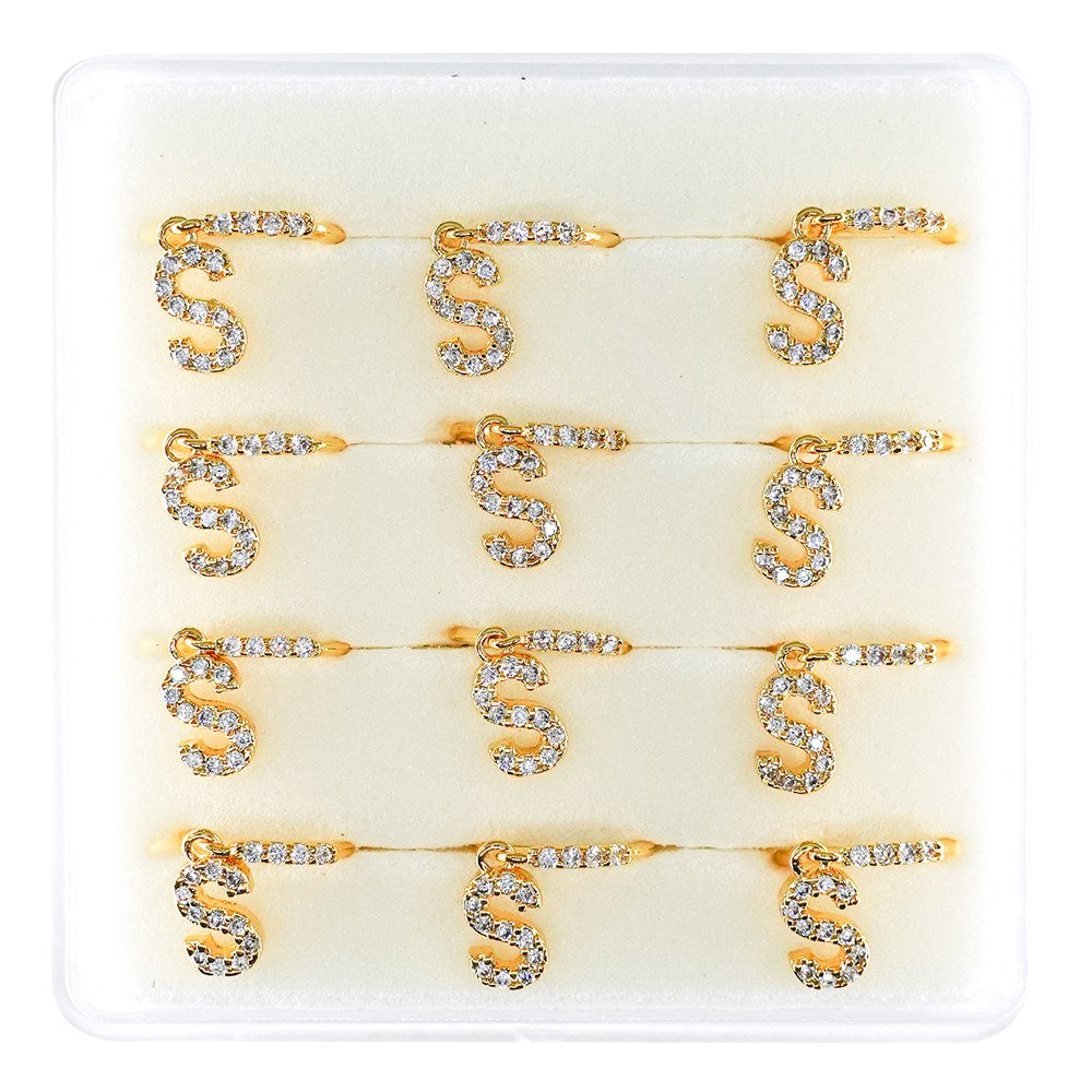 INTERVISION Copper Nose Stud NP22-S (12pcs) - Gold