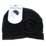 INTERVISION Fashion Turban Head Wrap 60047 - Black