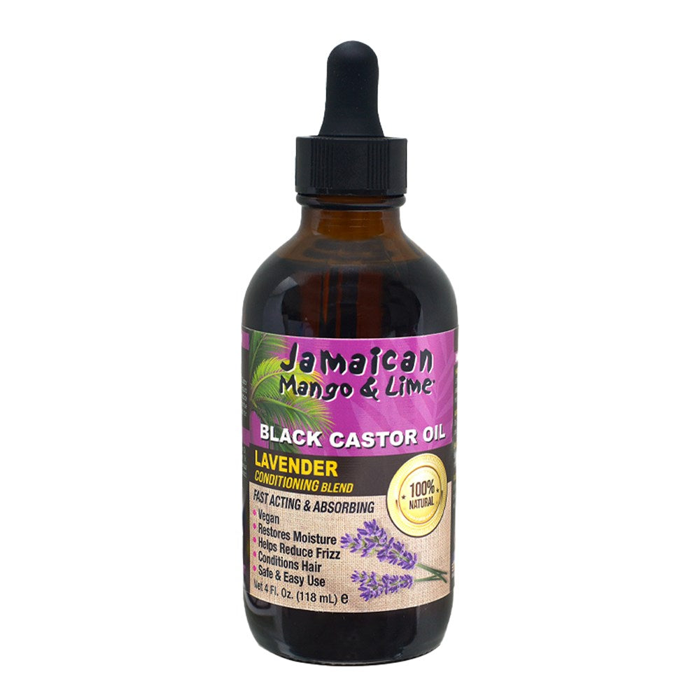 JAMAICAN MANGO & LIME Black Castor Oil - 4oz / Lavender
