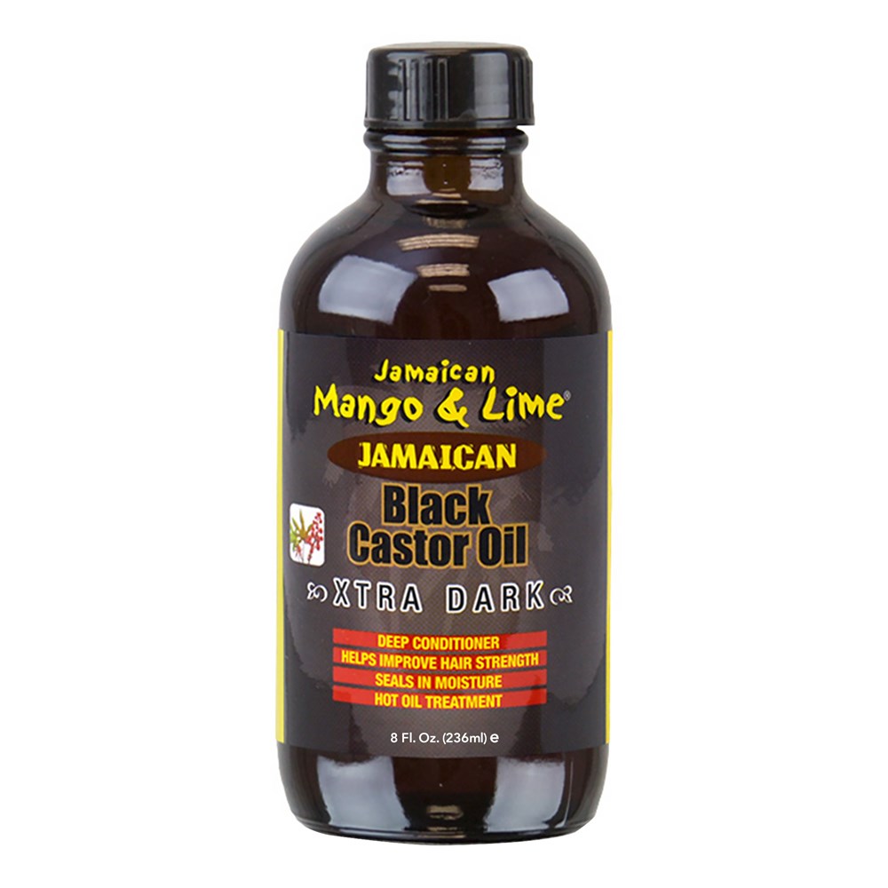 JAMAICAN MANGO & LIME Black Castor Oil - 8oz / Extra Dark