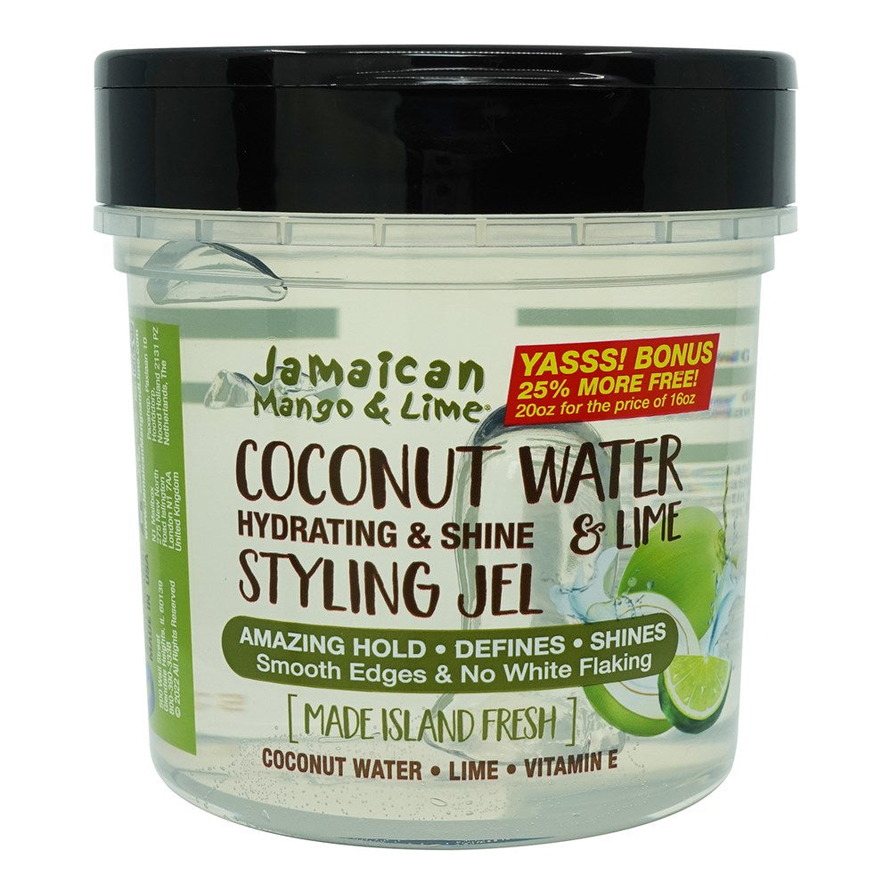 JAMAICAN MANGO & LIME  Styling Gel (20oz) - Coconut Water and Lime