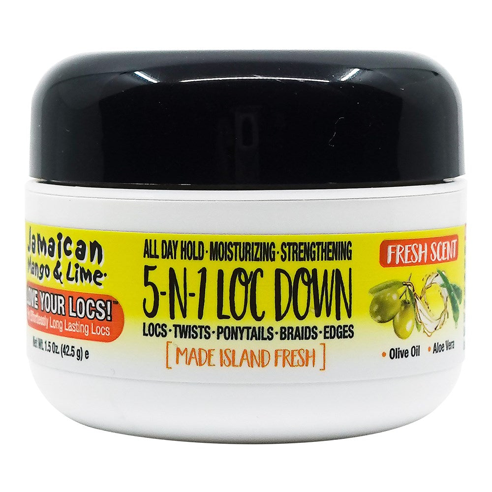 JAMAICAN MANGO & LIME 5 In 1 Loc Down Mega Firm Holding Gel - 1.5oz