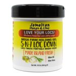 JAMAICAN MANGO & LIME 5 In 1 Loc Down Mega Firm Holding Gel - 16oz