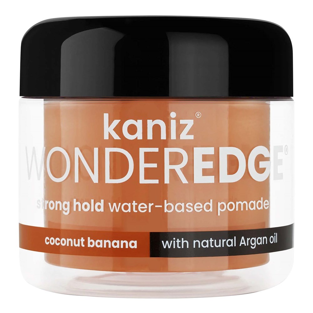 KANIZ WONDEREDGE Strong Hold Pomade (4oz) - Coconut Banana