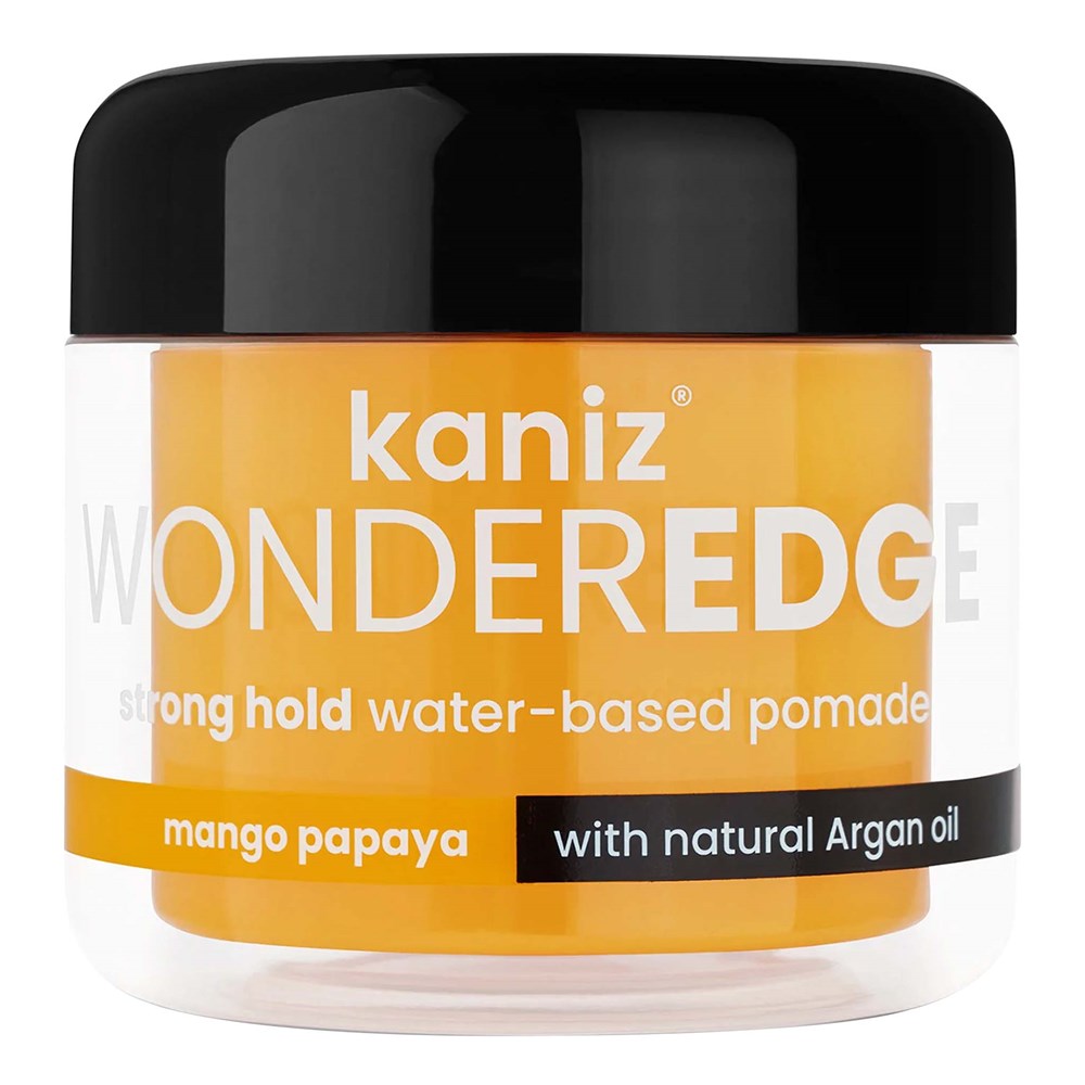 KANIZ WONDEREDGE Strong Hold Pomade (4oz) - Mango Papaya