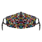 KIM & C Large Seuquin Earloop Face Mask - Multi Colors