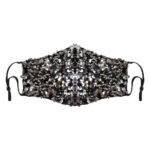 KIM & C Large Seuquin Earloop Face Mask - Silver