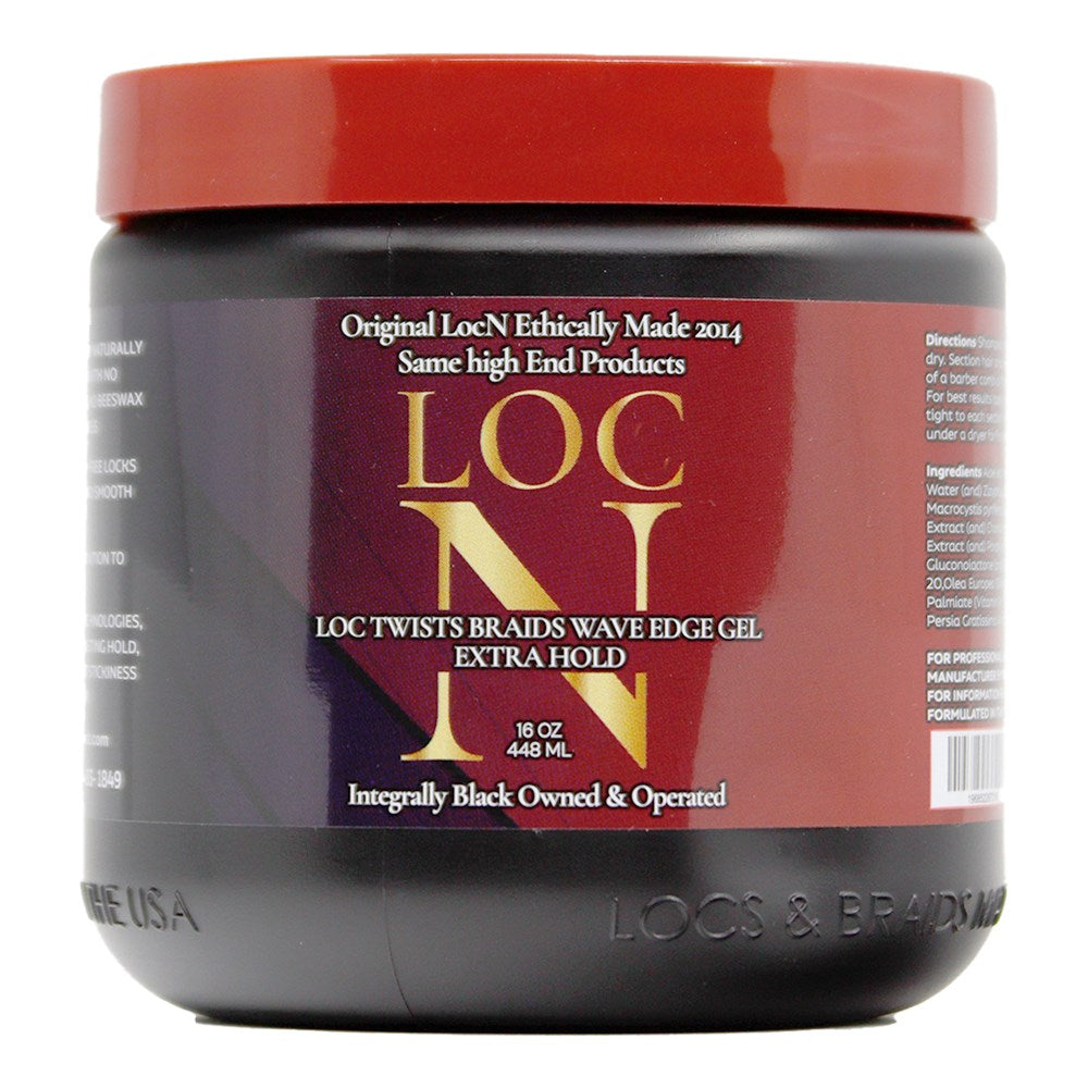 LOC N Loc Twists Braids Wave Edge Gel [Extra Hold] (16oz) - Original