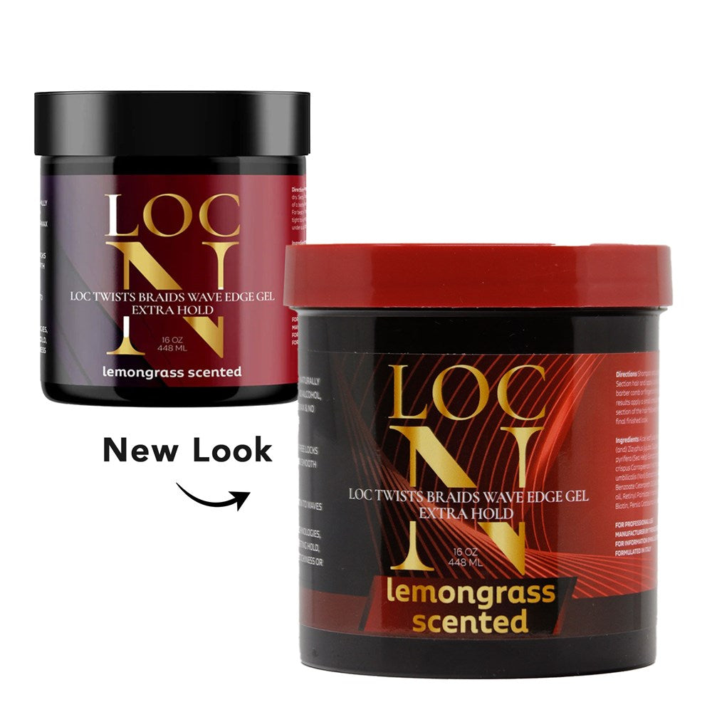 LOC N Loc Twists Braids Wave Edge Gel [Extra Hold] (16oz) - Lemongrass