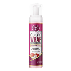 NEXT IMAGE Curl & Wavy Foam Wrap Locking Mousse (8oz) - Pomegranate and Cherry Blossom