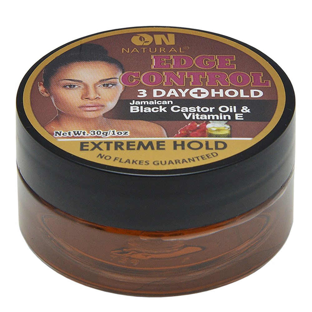 ON NATURAL Edge Control Extreme Hold (1oz) - Black Castor Oil and Vitamin E
