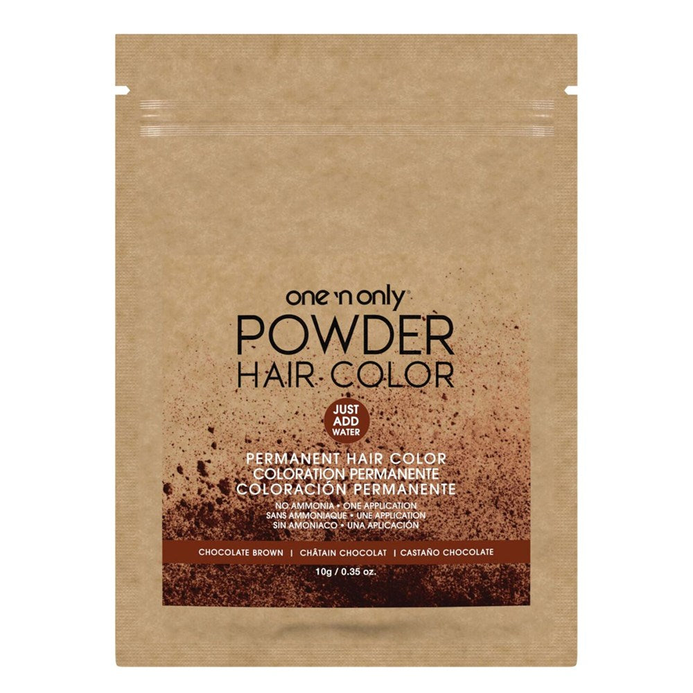 ONE 'N ONLY Powder Permanent Hair Color Packet (0.35oz) - Chocolate Brown