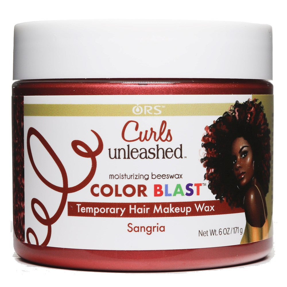 ORS Curls Unleashed Color Blast Temporary Hair Makeup Wax (6oz) - Sangria