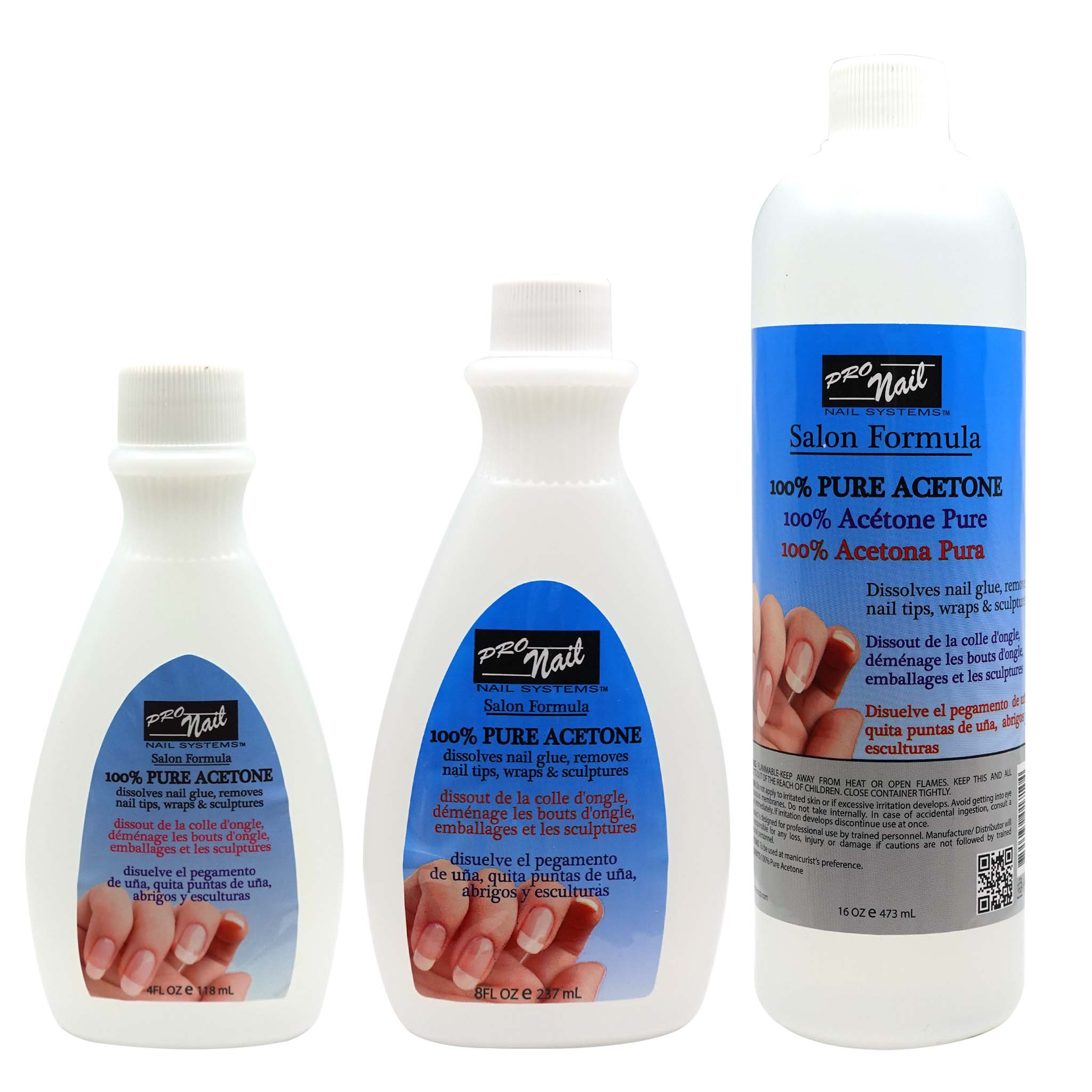 PRO NAIL Pure Acetone - 128oz