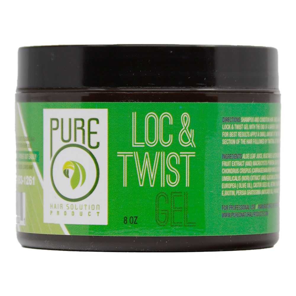 PURE O Natural Loc & Twist Gel - 8oz