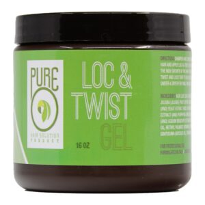 PURE O Natural Loc & Twist Gel - 16oz