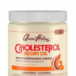 QUEEN HELENE Cholesterol Hair Conditioning Cream [Argan Oil] (15oz)