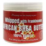 RA COSMETICS 100% Pure African Shea Butter [Whipped] (12oz) - Frankincense