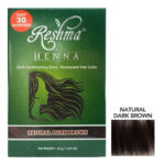 RESHMA 30-Minute Henna Semi Permanent Hair Color - Natural Dark Brown