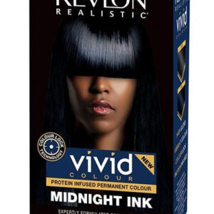 REVLON Vivid Color Permanent Hair Color Kit - Midnight Ink