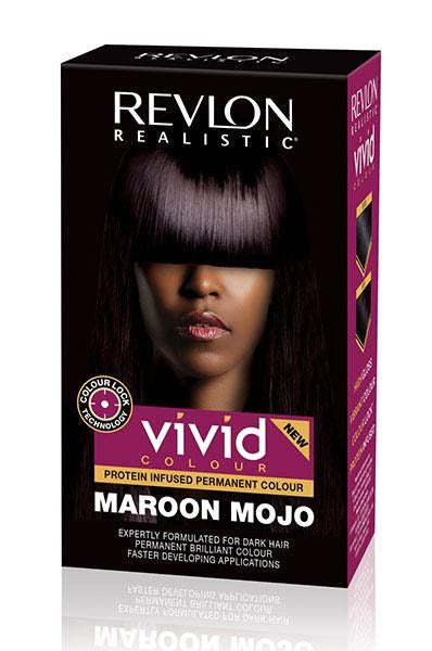 REVLON Vivid Color Permanent Hair Color Kit - Maroon Mojo