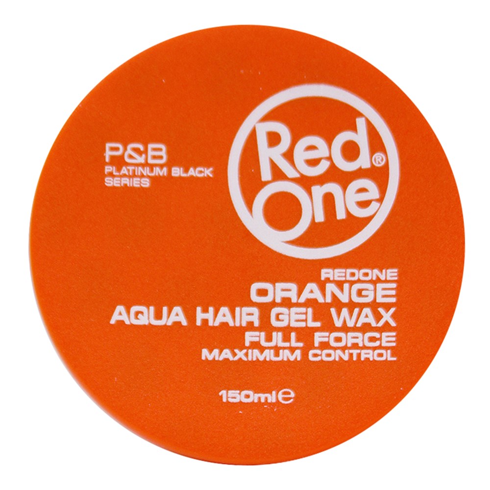 RED ONE Aqua Hair Gel Wax (5oz) - Orange