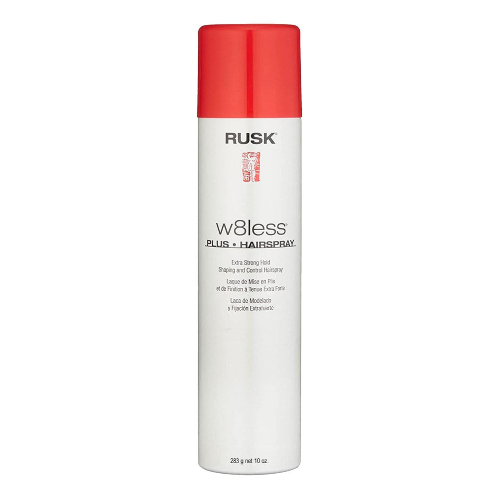 RUSK W8less Plus Hairspray Extra Strong Hold (10oz) - 80% VOC